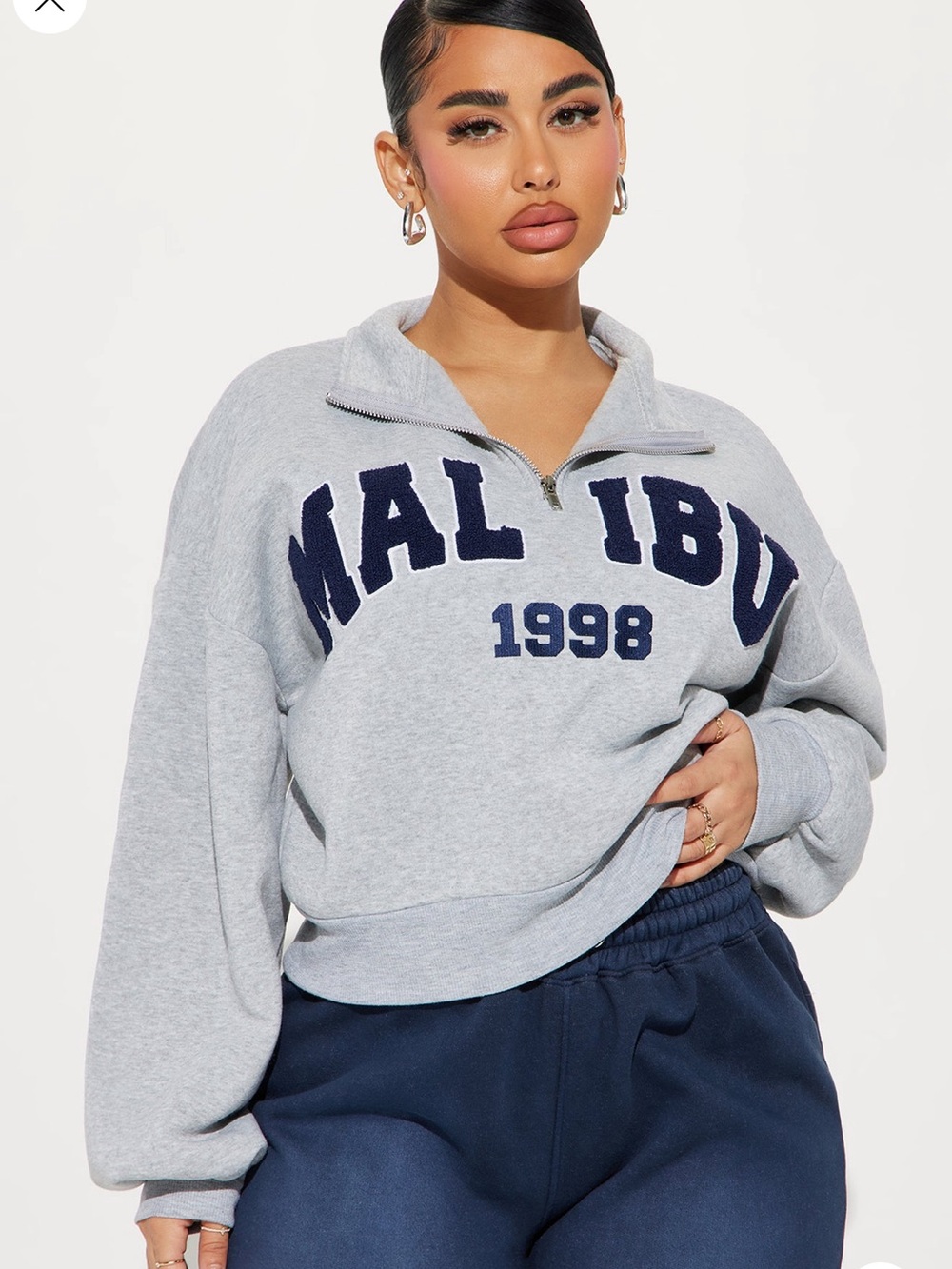 Malibu 1998 Half Zip Sweatshirt